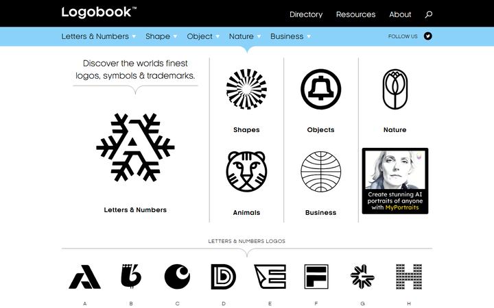 Logobook 首頁：logo 與符號收錄